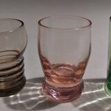 Vintage shooter shot glasses series of six assorted colors