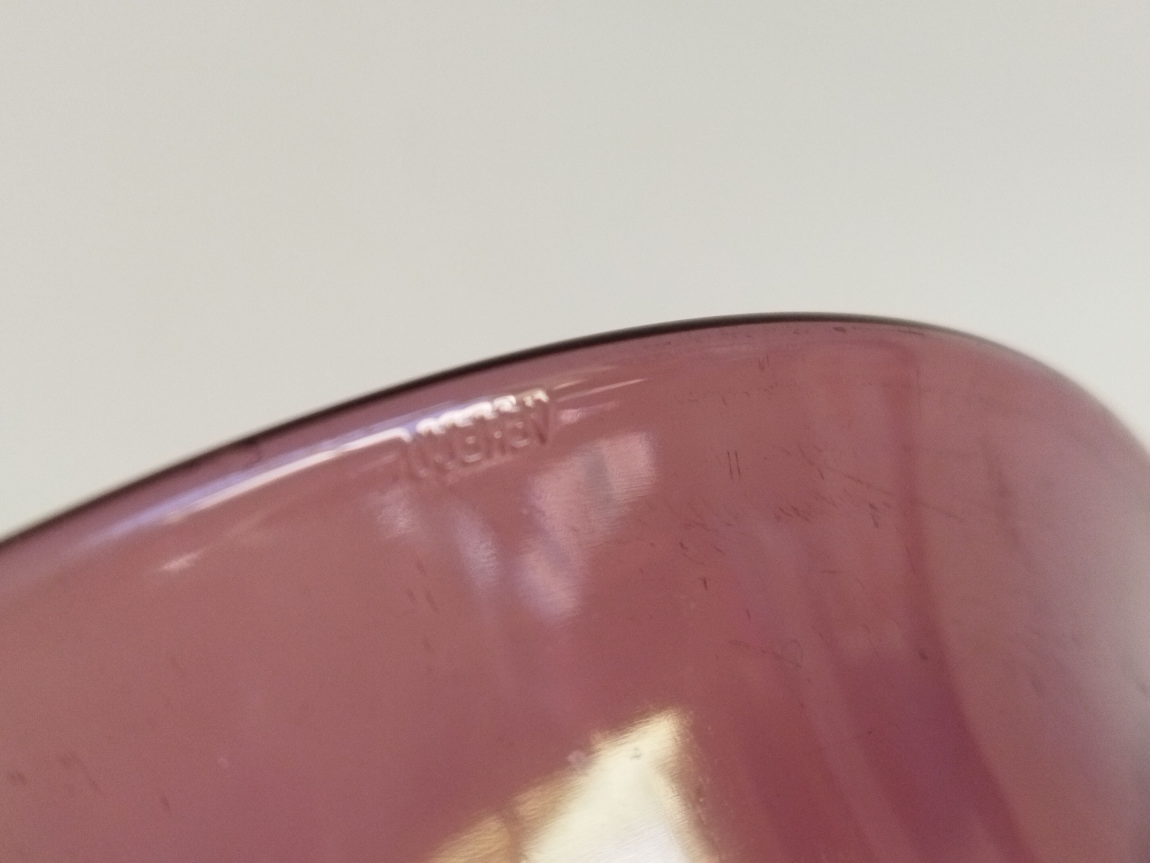 Amethyst Vereco hollow dish