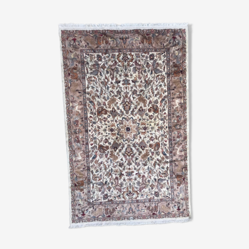 Pakistani carpet wool and silk handmade 190x295 cm