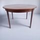 Vintage round teak table from the 60s