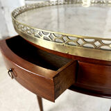 Louis XVI style mahogany hot water bottle table