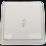 Lot of 6 square plates model Tokyo by Gien H2