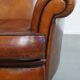 Fauteuil à oreilles en peau de mouton