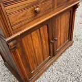Vintage white marble bathroom cabinet 1950