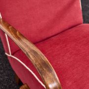 Fauteuils et tabourets Art Déco Jindřich Halabala H-530 années 1940, Up Závody