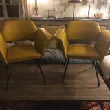 Prism model armchairs by Joseph André Motte
