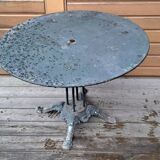Sheet metal garden table