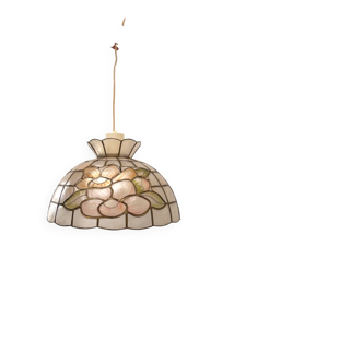 Mother-of-pearl pendant "Peony"