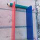 Coat rack and pencil shelf 80'S , Design Pierre Sala