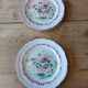 2 very old Lunéville dessert plates