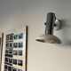 Wall light in metal and chrome-plated plastic