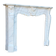 Louis XV style fireplace in Carrara marble, around 1900.