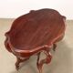 Table ancienne umbertine en acajou, Italie, fin XIXe siècle