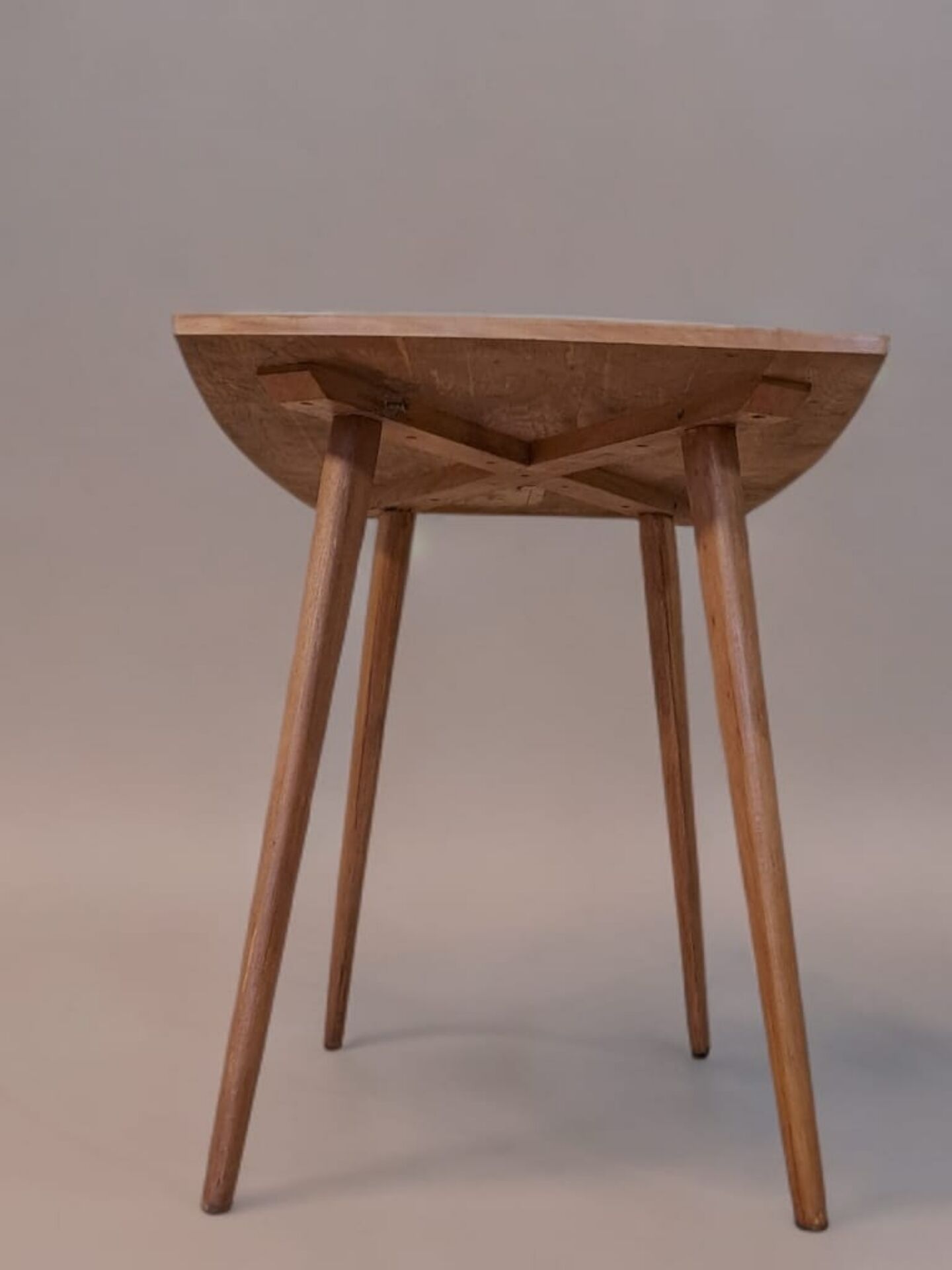 Side table in ash by Rakovnik, Czech vintage 1960s