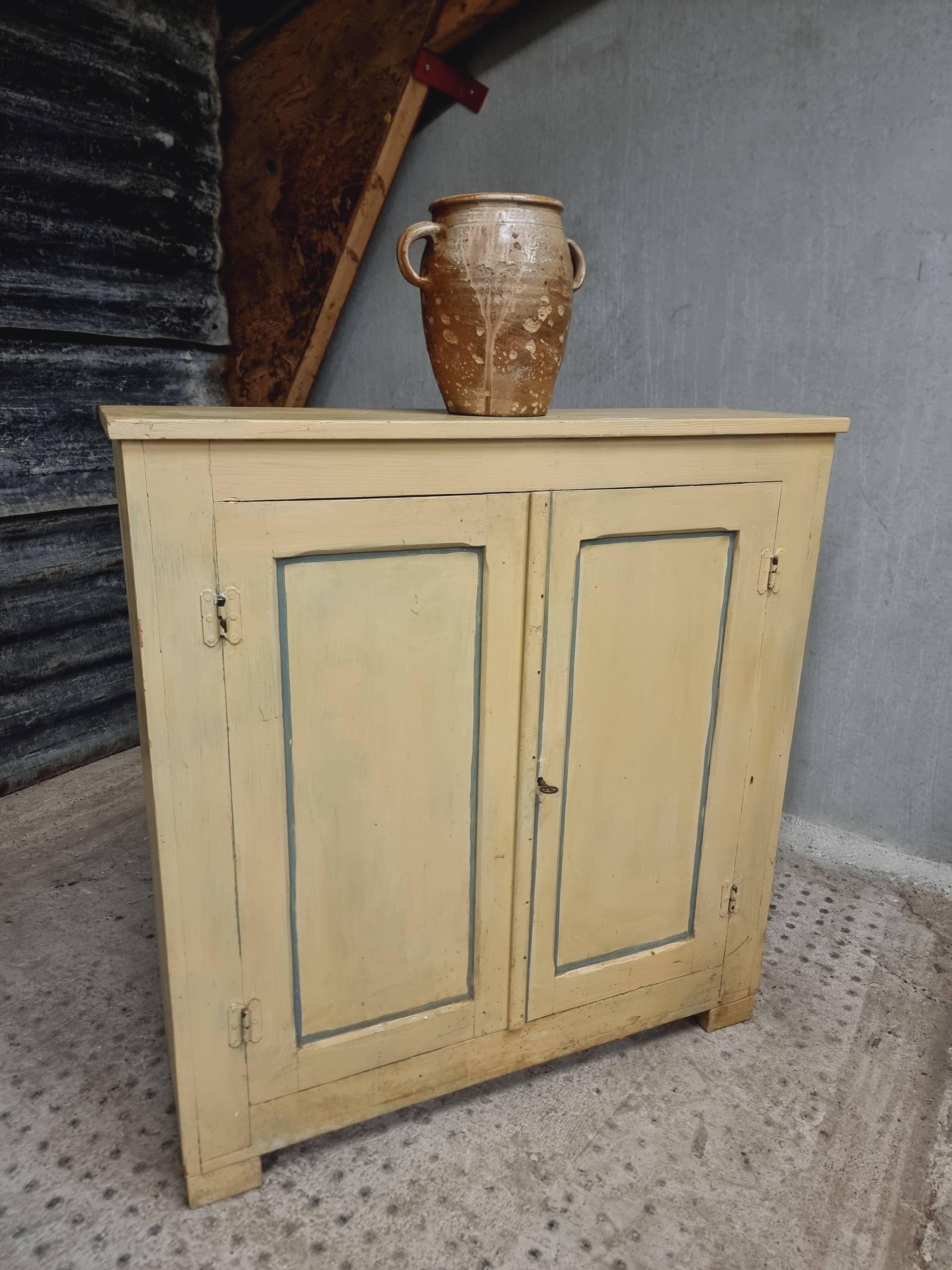 Antique French kitchen cabinet, sideboard