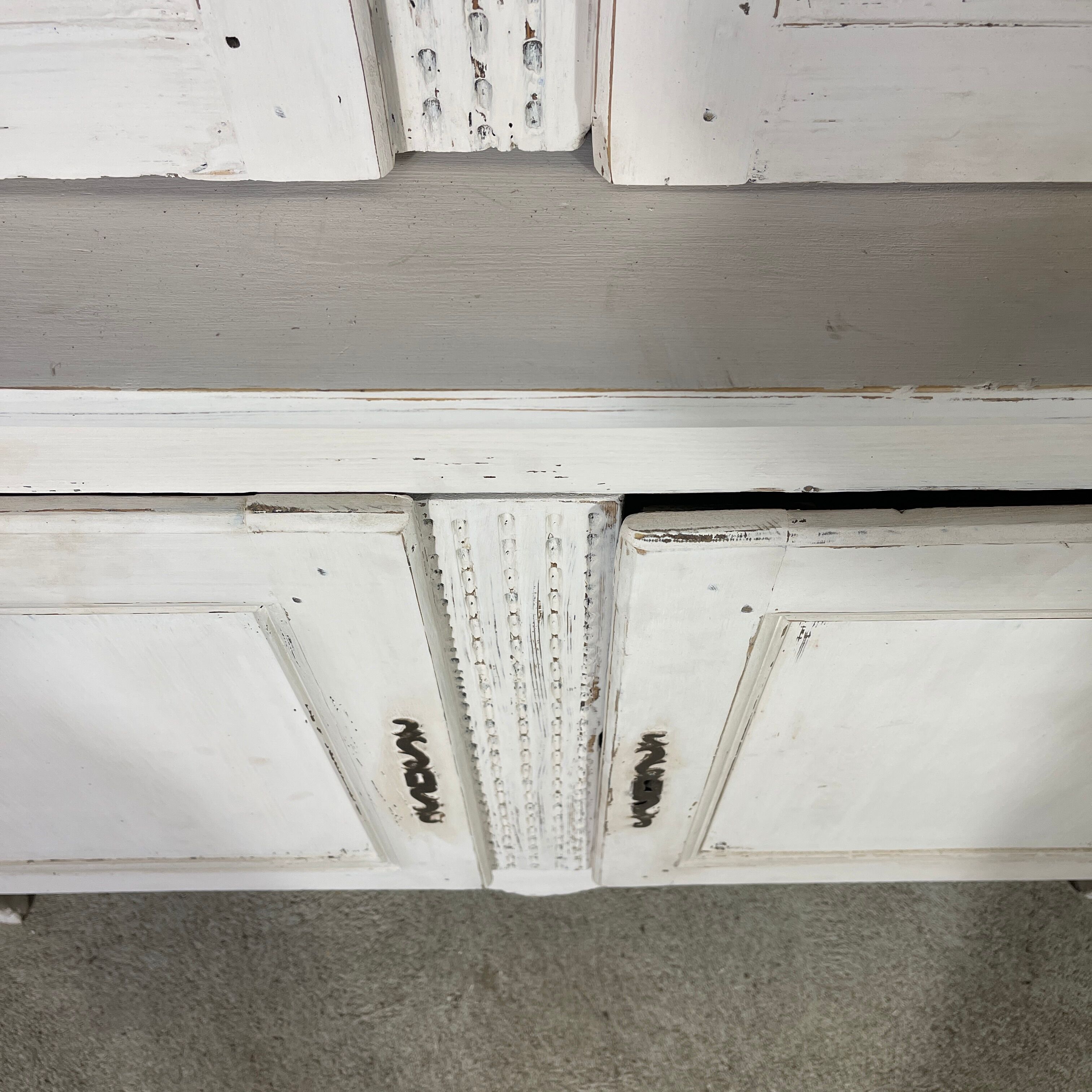 Carved wooden dresser