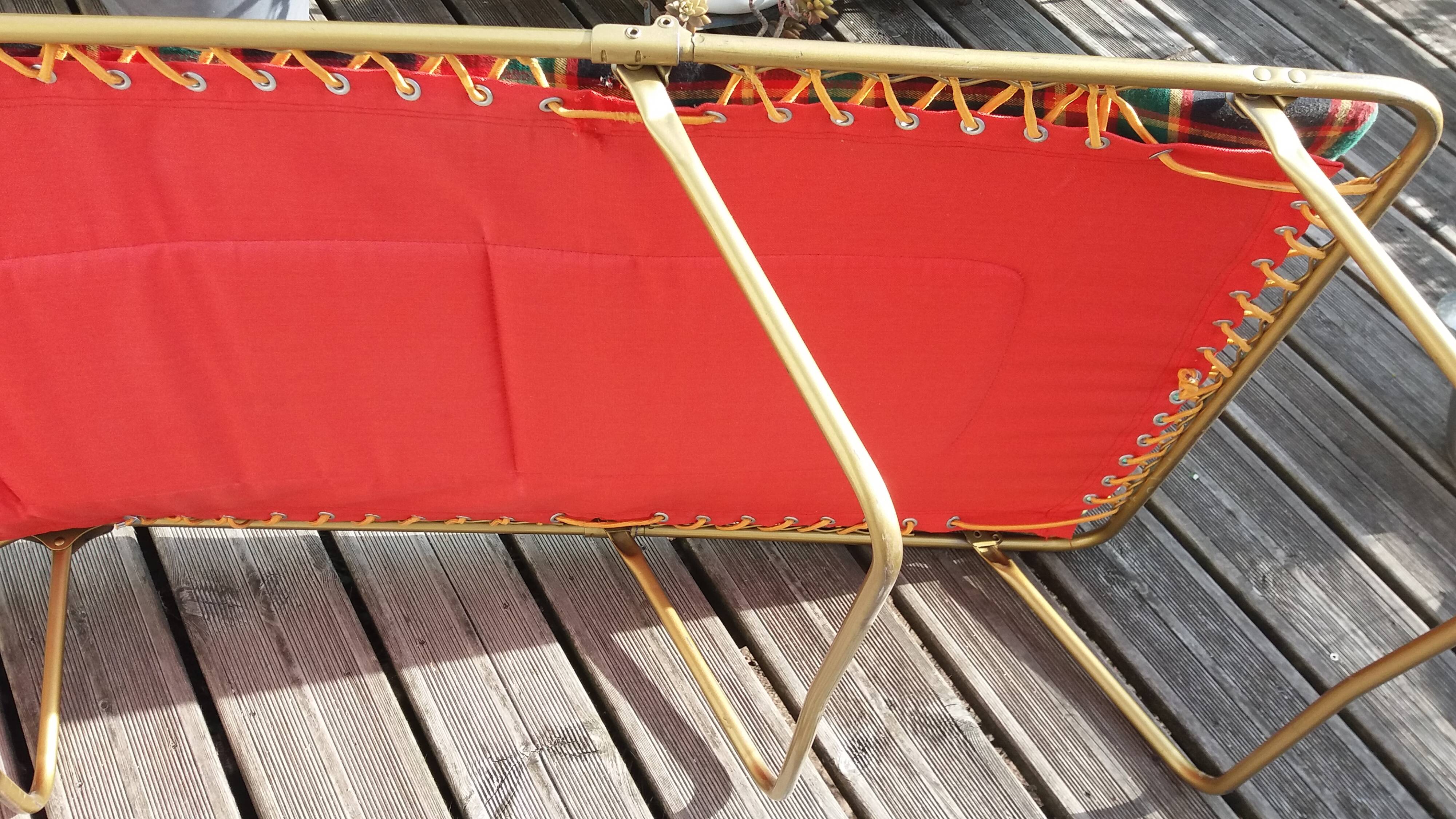 Lafuma camp bed deckchair
