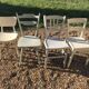 Set of mismatched chairs