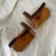 Wooden bookends