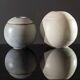 Mid-century Modern set of 2 gres vases, Franco Bucci Italy ca. 1960