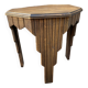 Selette Art Deco style octagonal pedestal table