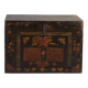 Antique painted wooden chest – Polychrome Chinese dowry chest – circa 1880–1920