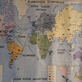 Carte scolaire - planisphère politique et planisphère économique
