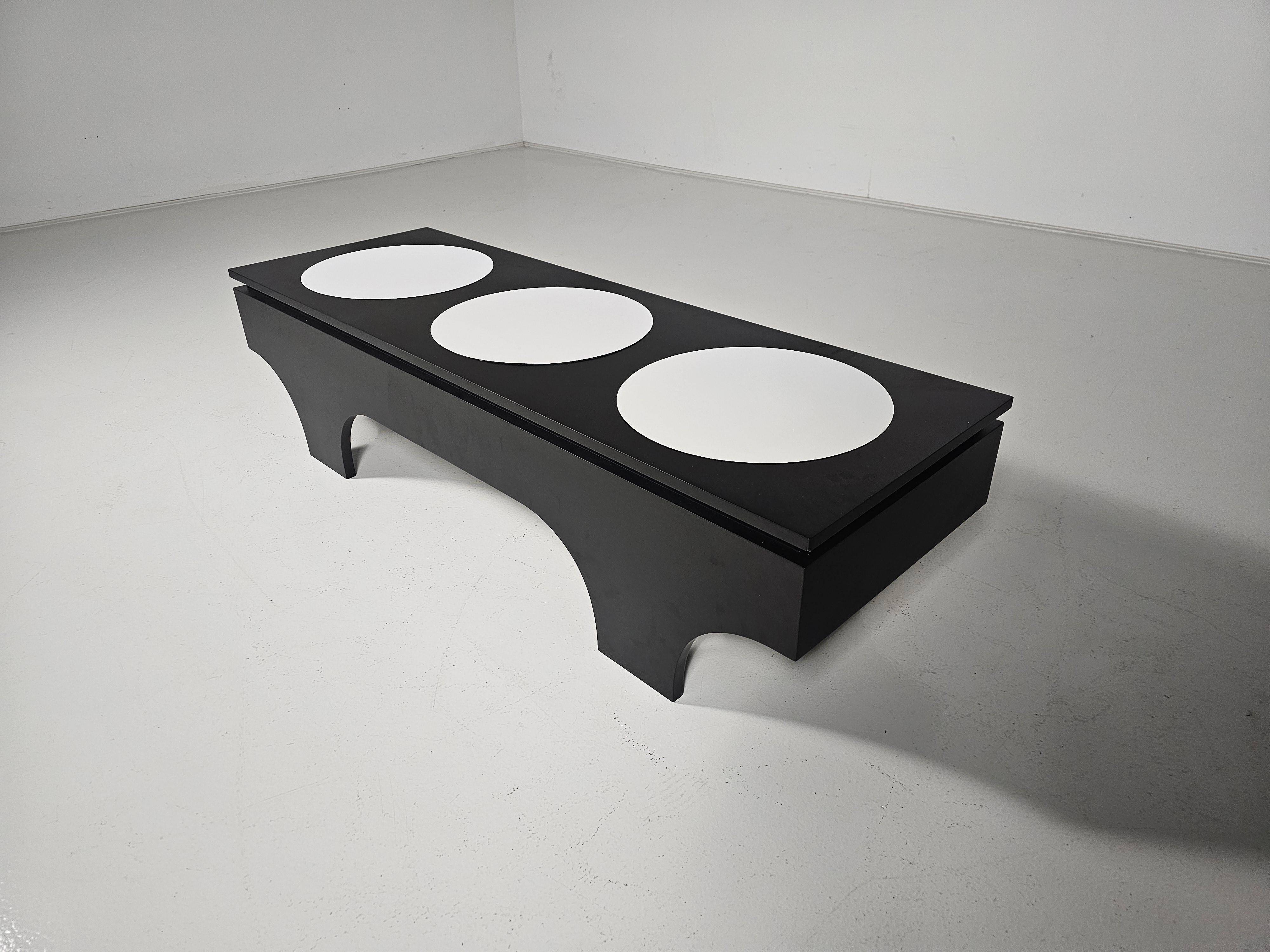 Coffee table by Emiel Veranneman and Victor Vasarely, 1960s