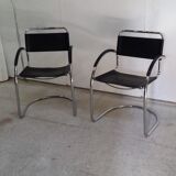 Pair of design armchairs
