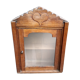 Showcase of popular art in solid wood, carved heart.