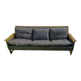 Vintage Scandinavian leather sofa