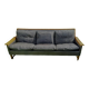 Vintage Scandinavian leather sofa