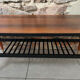 Scandinavian style coffee table with 2 levels from the 1960s.
