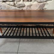 Table basse style scandinave 2 niveaux années 60