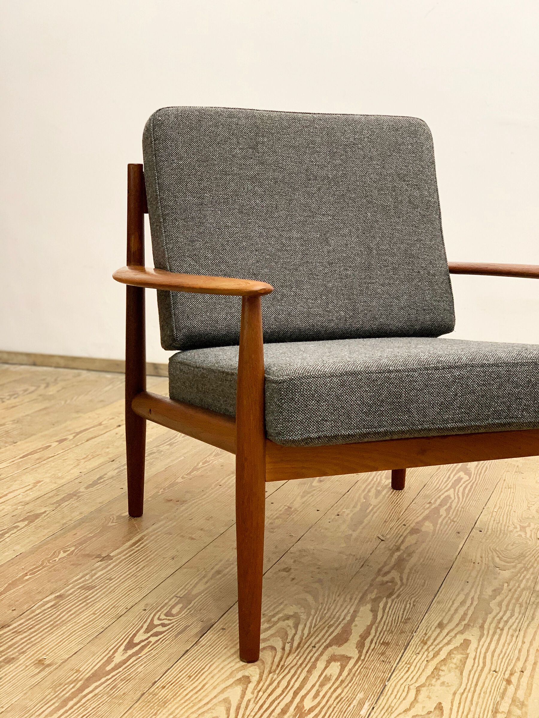 Mid Century Modern Teak armchair or easy chair by Grete Jalk for France & Son, Danish Design, 1950er