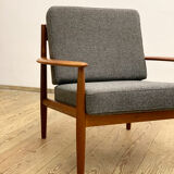 Mid Century Modern Teak armchair or easy chair by Grete Jalk for France & Son, Danish Design, 1950er