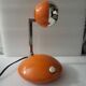 Orange eye ball lamp, space age, Eichoff, Germany, 1960-70