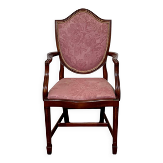1970s English mahogany armchair
