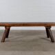 Restaurierte Schlachtebank Sitzbank coffeetable Blumenbank