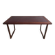 English desk wood leather and recycled steel