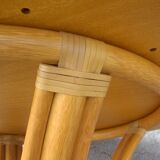 Bamboo and wood table