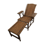 very old rattan Lounger