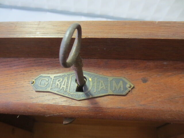 Double 50s curtain cabinet