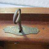 Double 50s curtain cabinet