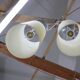 1980s pair of Aureliano Toso glass pendant lights, Italy