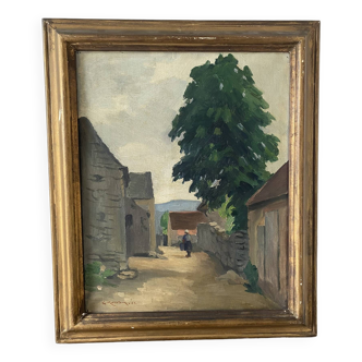 Paysage de 1921 signé