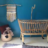 Rattan cradle