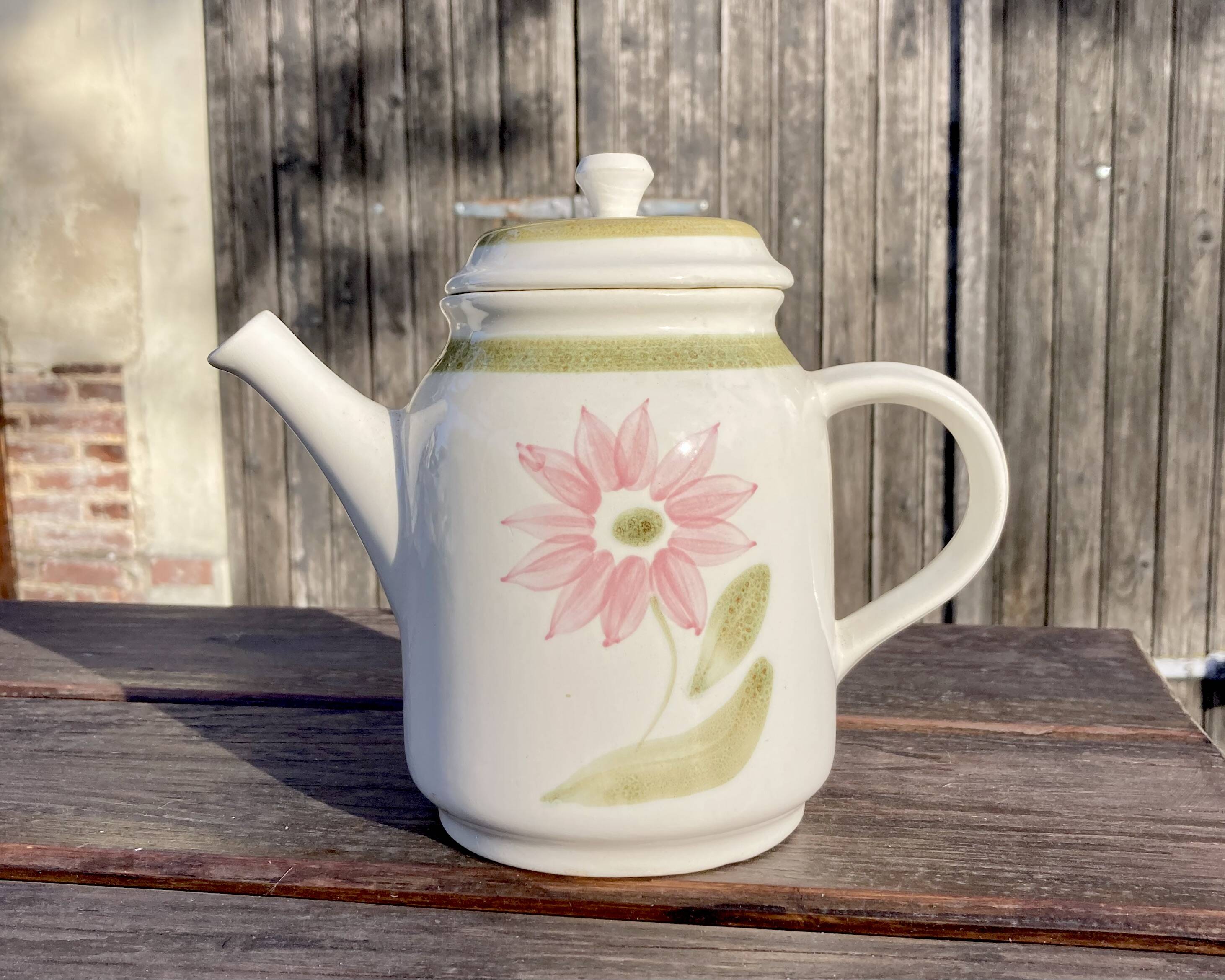 Sarreguemines teapot from the 70s