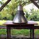 Large vintage industrial light fixture pendant light
