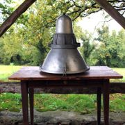 Suspension grand luminaire industriel vintage